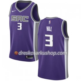 Muški NBA Dres Sacramento Kings George Hill 3 Nike 2017-18 Ljubičasta Swingman